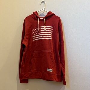 Men’s Life is Good American Flag Hoodie